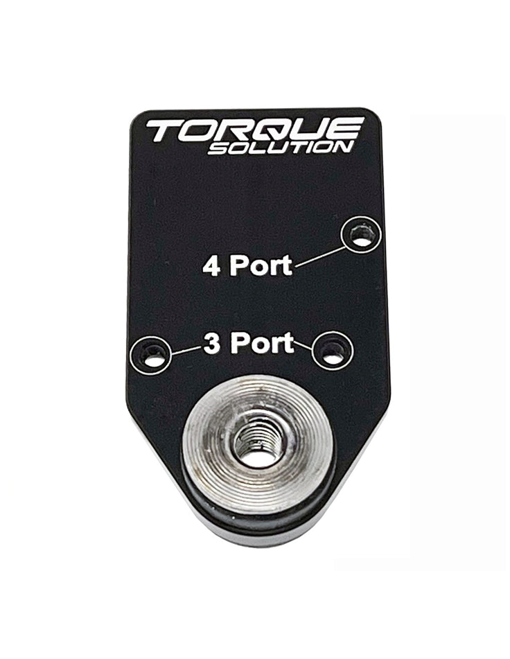 Torque Solution Billet MAC Valve Mount Bracket - For 3/4 Port MAC Solenoid Valves TS-UNI-646