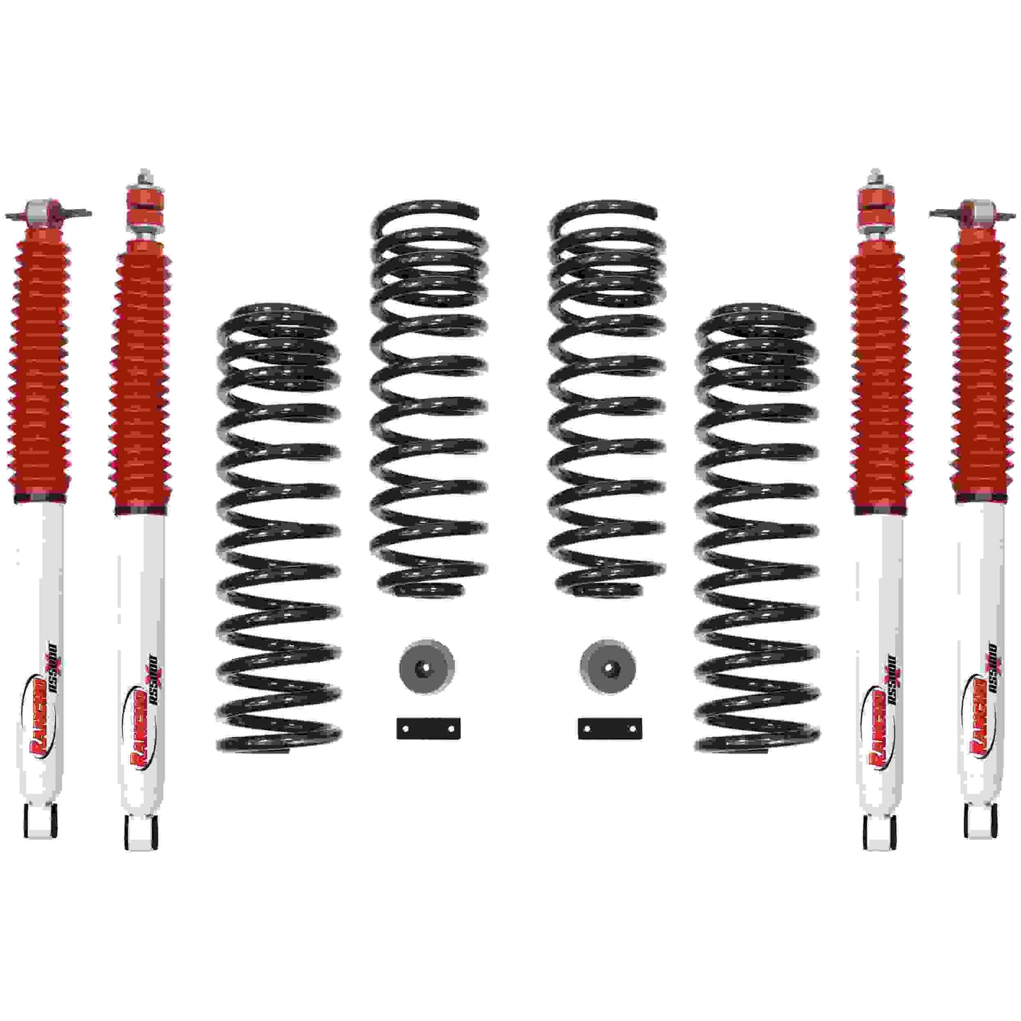 Rancho 2018 - 2007 Jeep Wrangler JK 2 Door 2-IN. Sport System w/RS5000X Shock