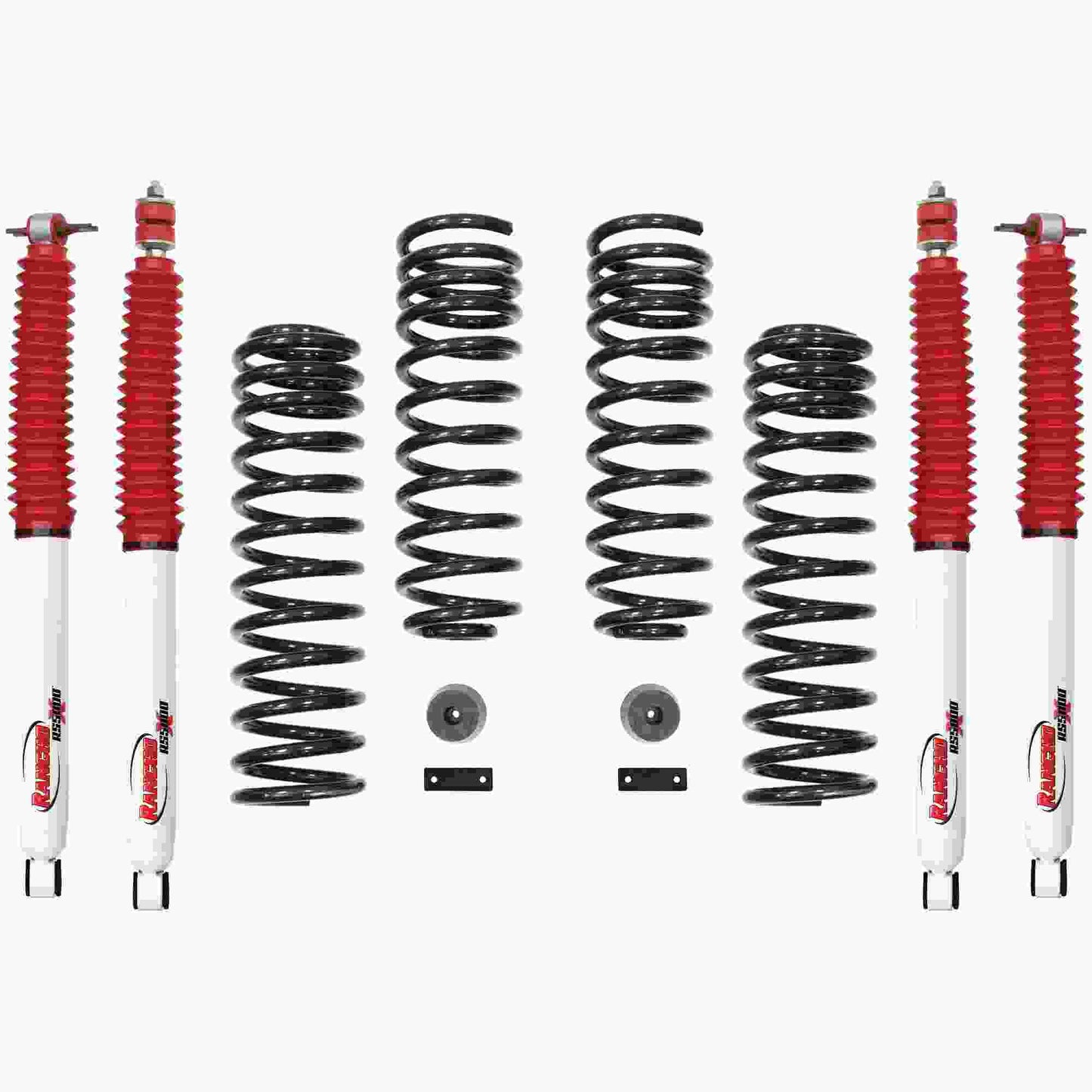 Rancho 2018 - 2007 Jeep Wrangler JK 2 Door 2-IN. Sport System w/RS5000X Shock