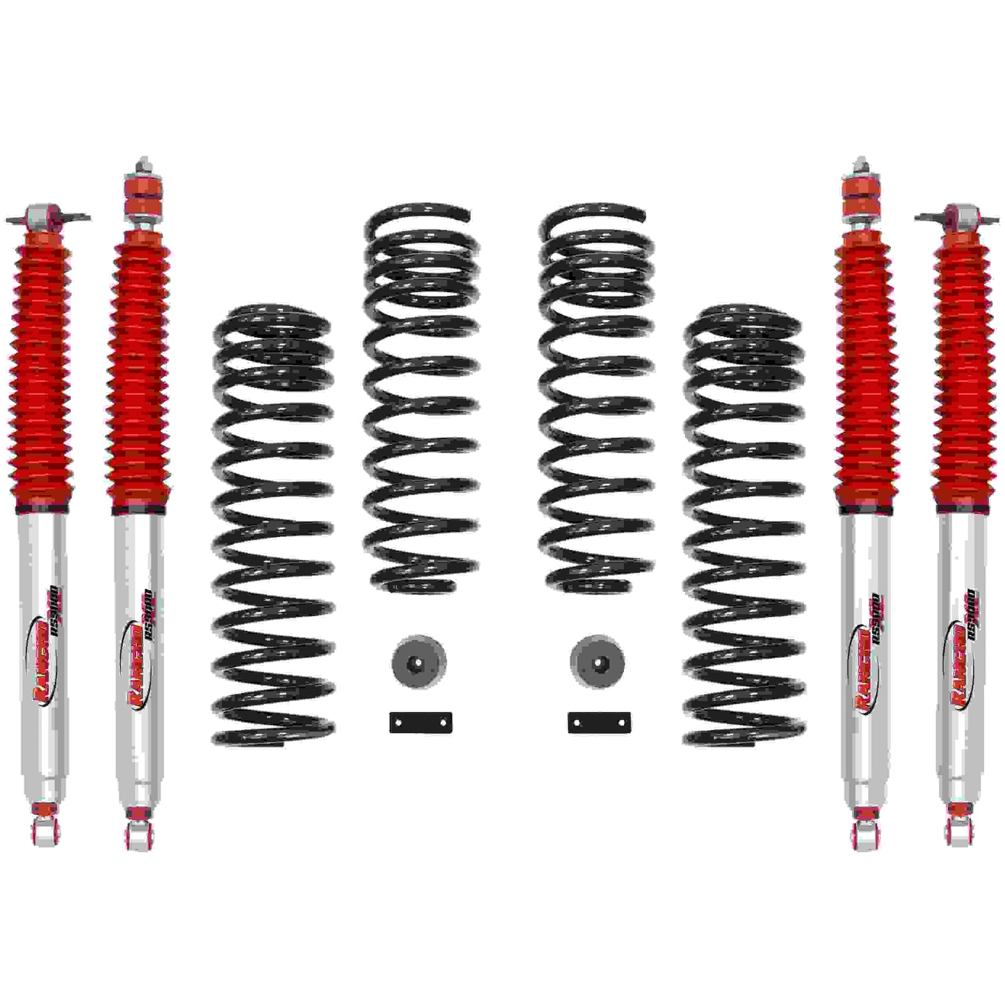 Rancho 2018-2007 Jeep Wrangler JK 2 Door 2-In. Sport System w/RS9000XL Shock