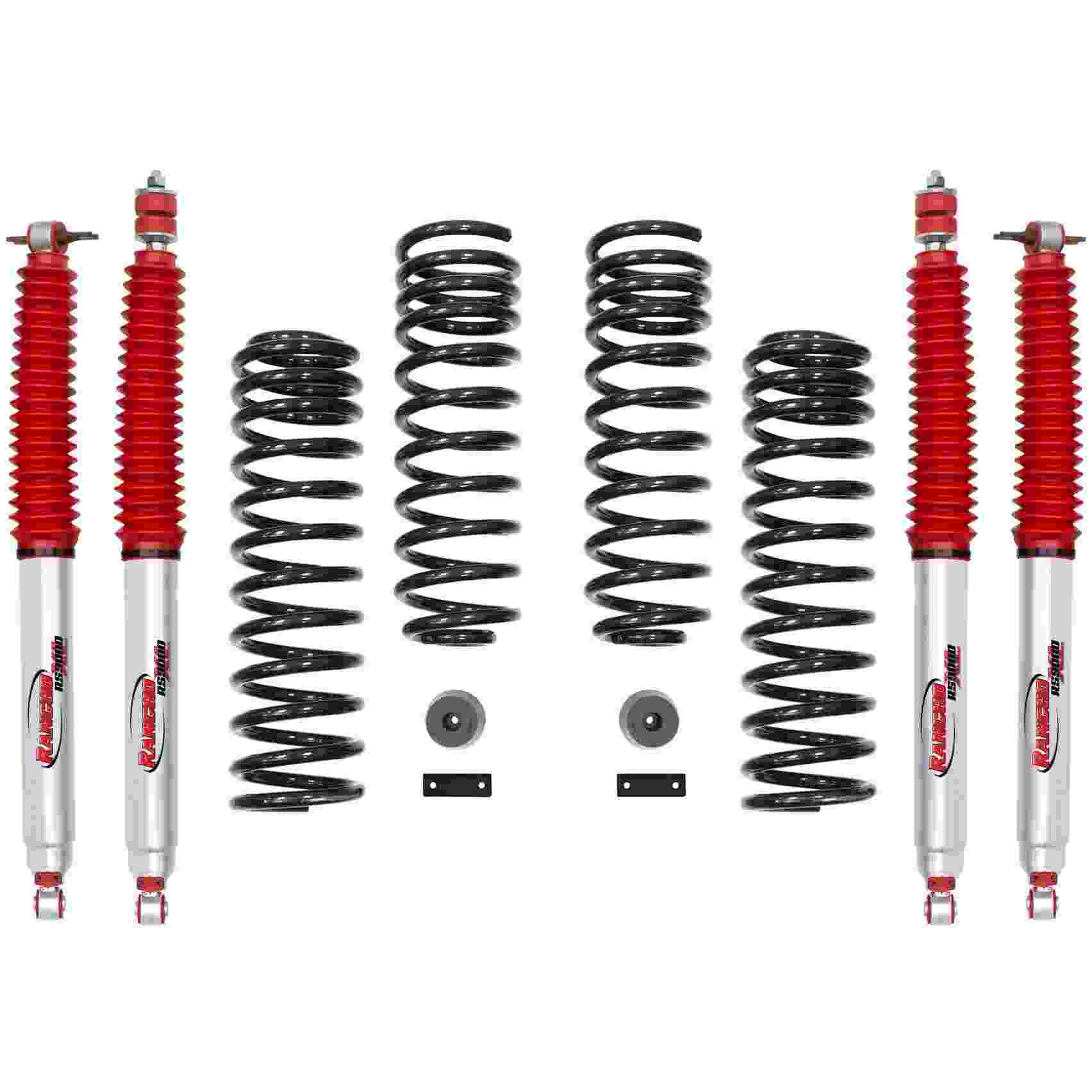 Rancho 2018-2007 Jeep Wrangler JK 2 Door 2-In. Sport System w/RS9000XL Shock