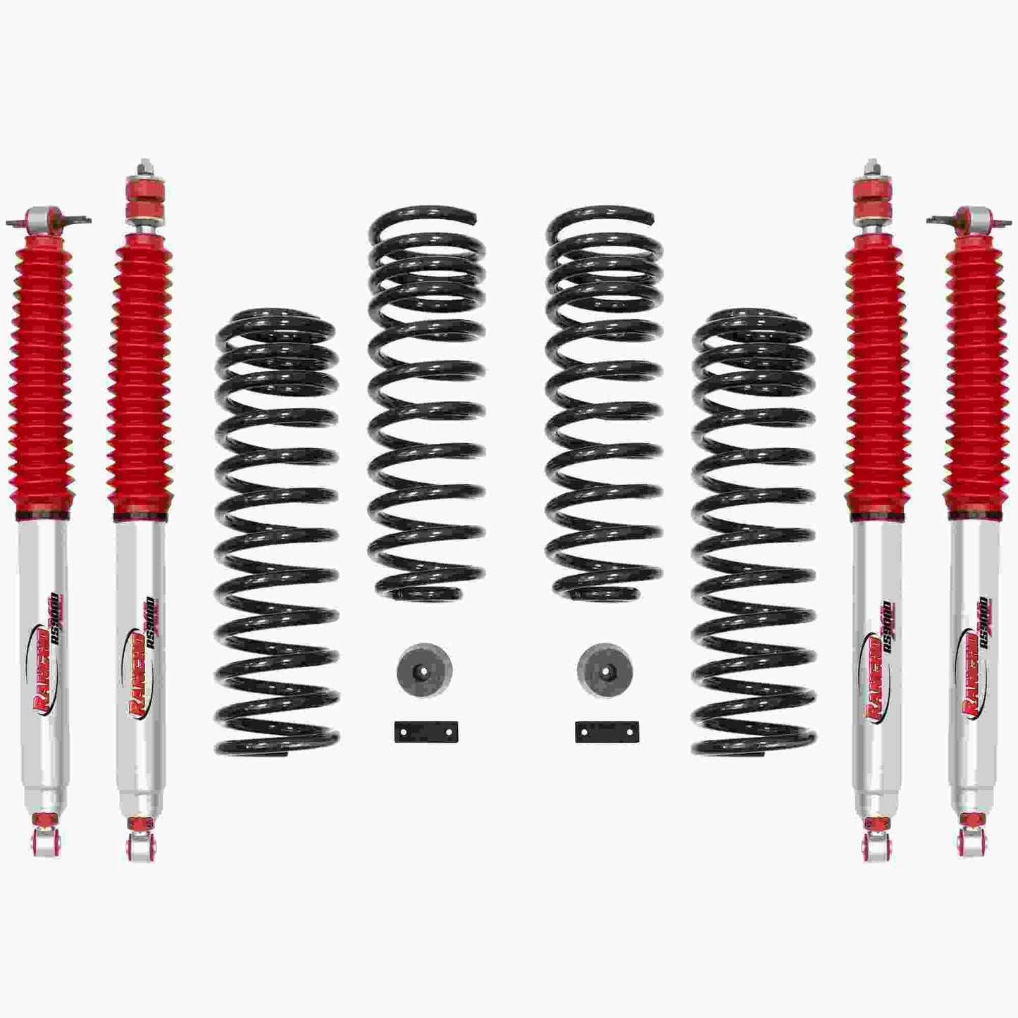 Rancho 2018-2007 Jeep Wrangler JK 2 Door 2-In. Sport System w/RS9000XL Shock