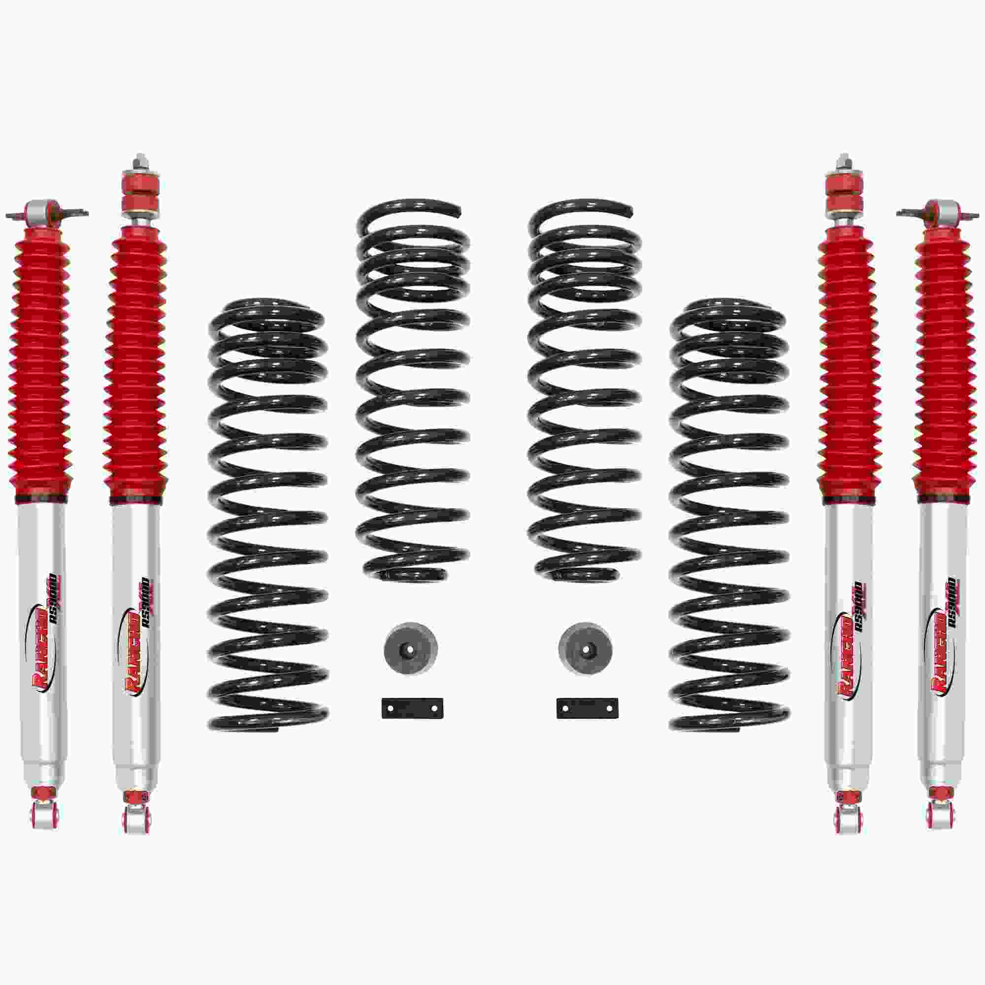 Rancho 2018-2007 Jeep Wrangler JK 2 Door 2-In. Sport System w/RS9000XL Shock