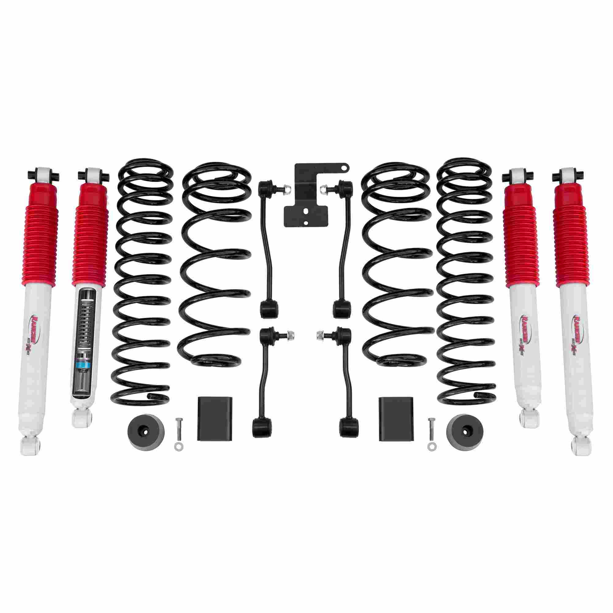 Rancho 18-20 Jeep Wrangler Fr and R Suspension System - Master Part Number - Two Boxes RS66124BR5