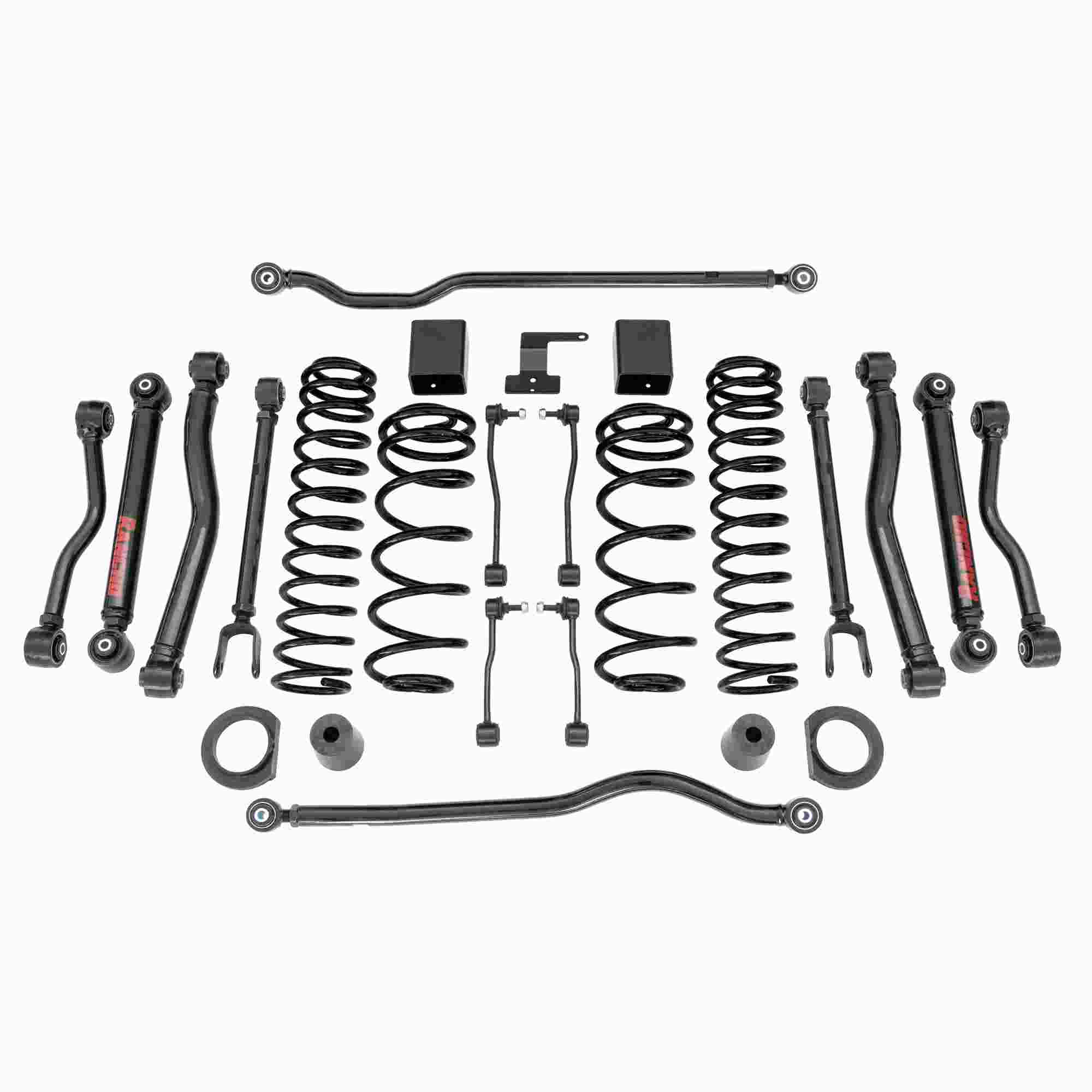 Rancho 18-20 Jeep Wrangler Fr and R Short Arm Suspension System - Master Part Number RS66125B