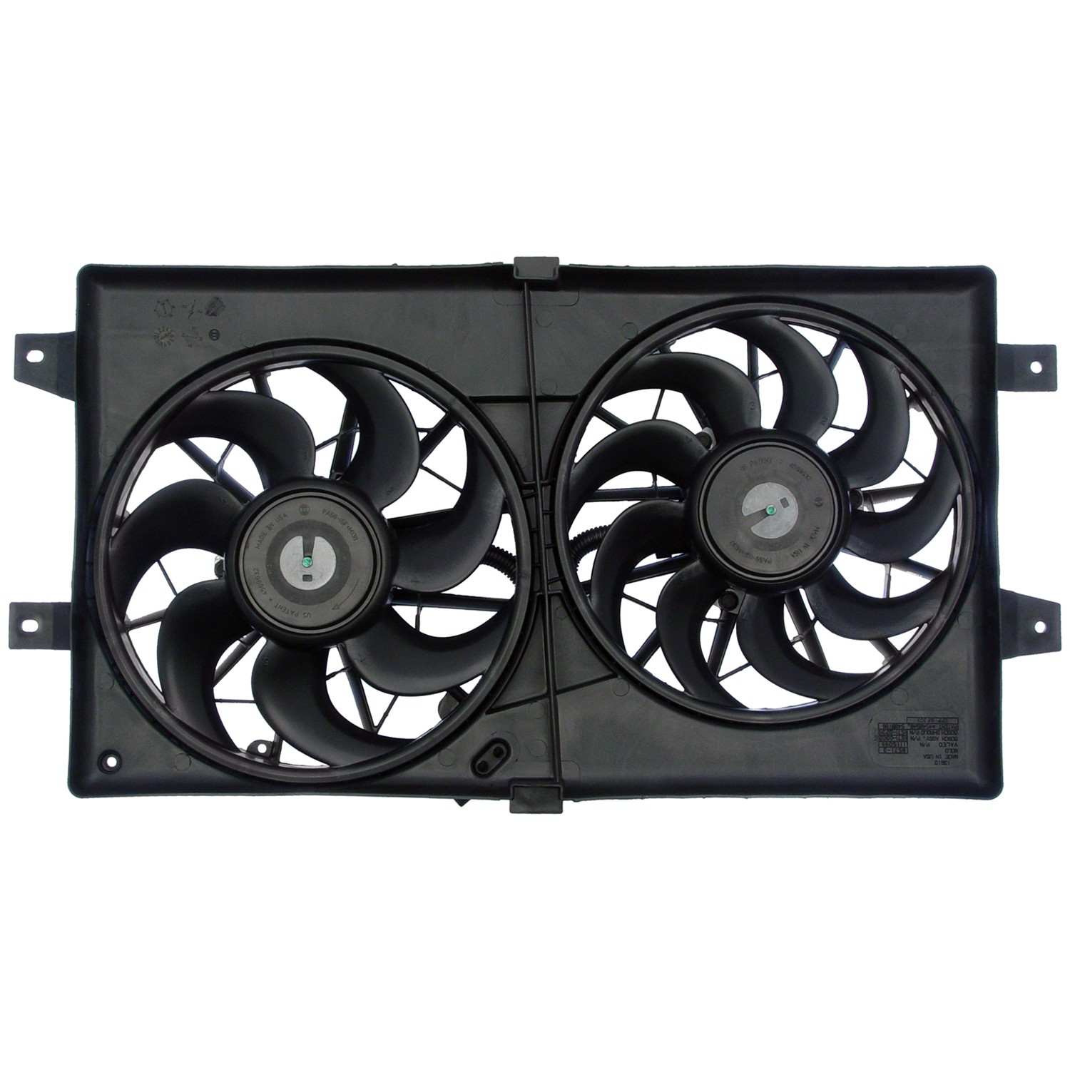 Continental Dual Radiator and Condenser Fan Assembly FA70175