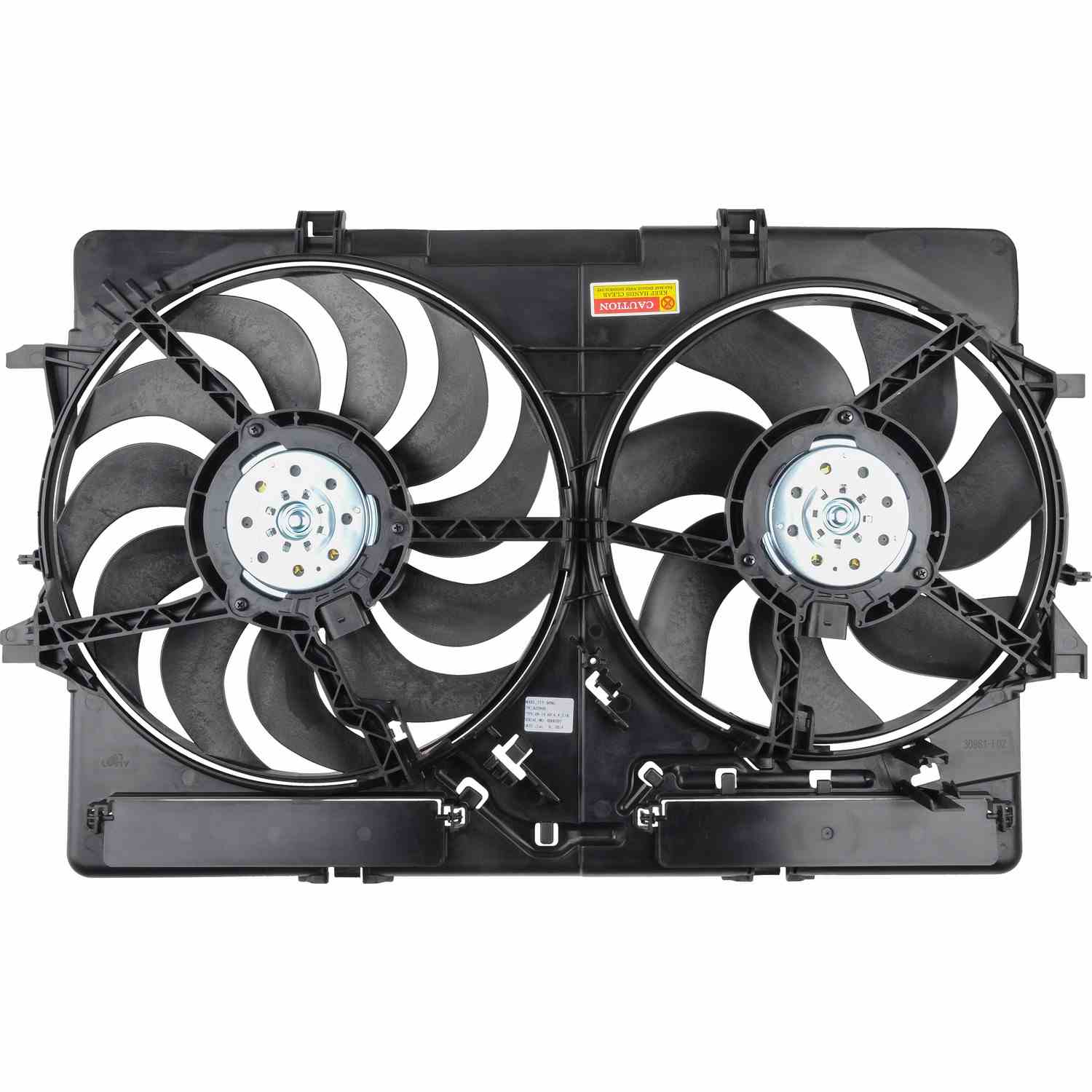 Continental Dual Radiator and Condenser Fan Assembly FA70926