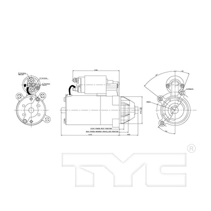 TYC Starter Motor 1-03272