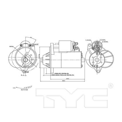 TYC Starter Motor 1-03274