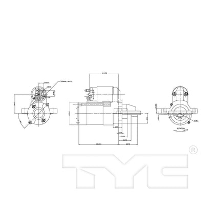TYC Starter Motor 1-06674