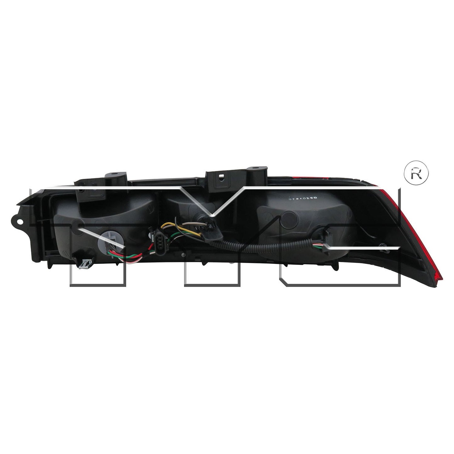 TYC Tail Light Assembly 11-6744-00