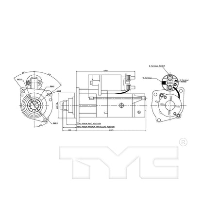TYC Starter Motor 1-17578