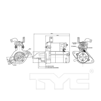 TYC Starter Motor 1-17703