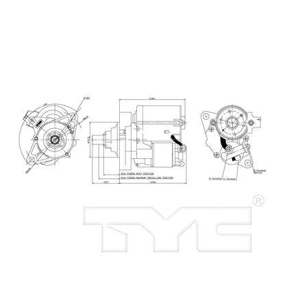 TYC Starter Motor 1-17741