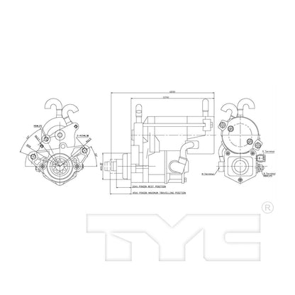 TYC Starter Motor 1-17748