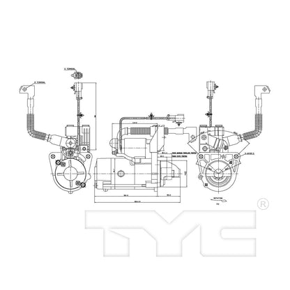 TYC Starter Motor 1-17867