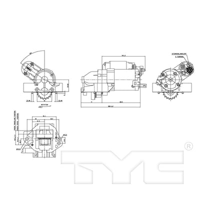 TYC Starter Motor 1-17964