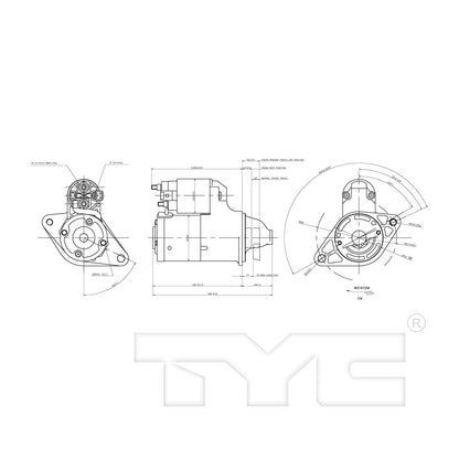 TYC Starter Motor 1-19049