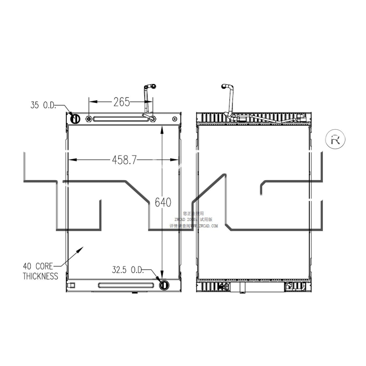 TYC TYC Radiator 13004