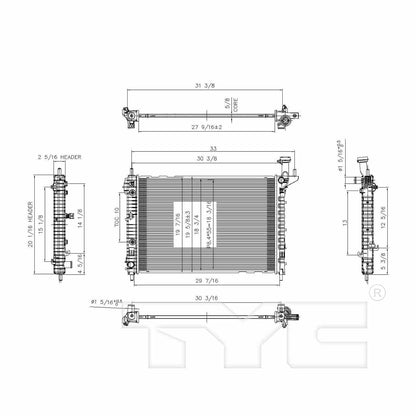 TYC TYC Radiator 13006