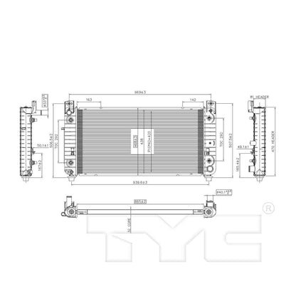 TYC TYC Radiator 13029