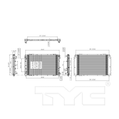 TYC TYC Radiator 13067
