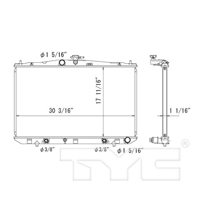 TYC TYC Radiator 13117
