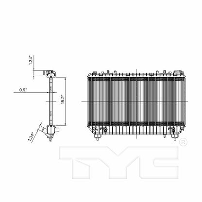 TYC Radiator 13141