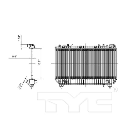TYC Radiator 13141