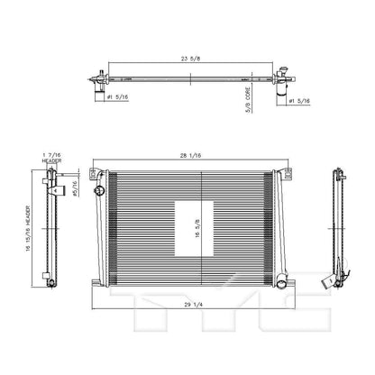 TYC TYC Radiator 13167