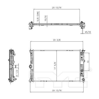 TYC TYC Radiator 13187