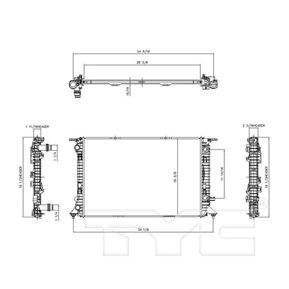 TYC TYC Radiator 13188