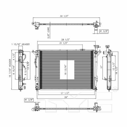 TYC TYC Radiator 13194