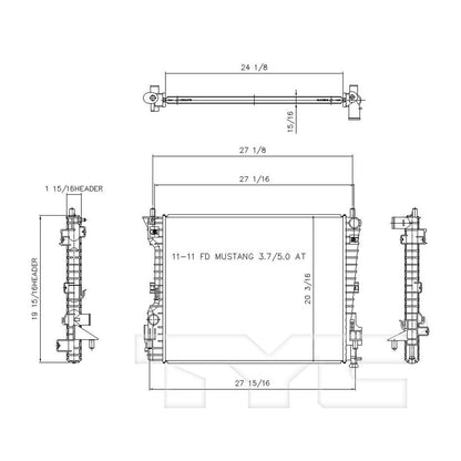 TYC TYC Radiator 13205