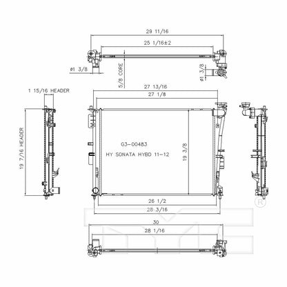 TYC TYC Radiator 13249