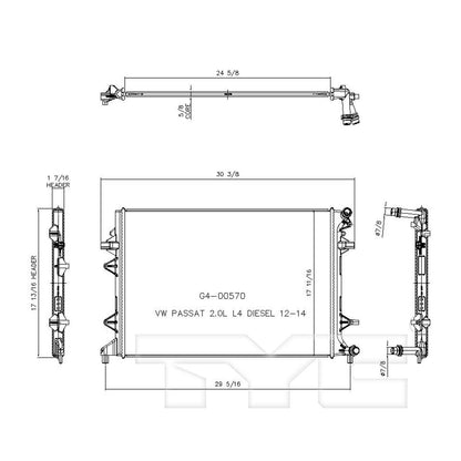 TYC TYC Radiator 13273
