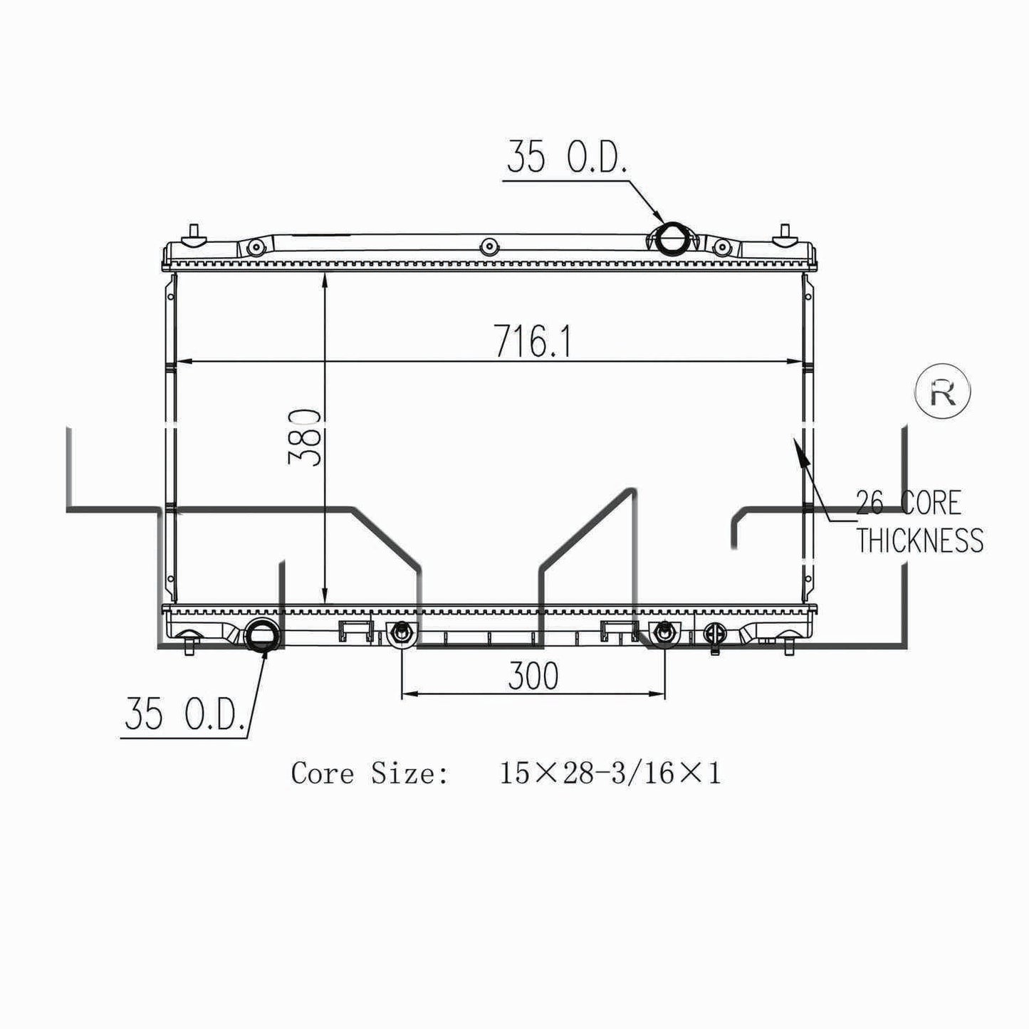 TYC Radiator 13403