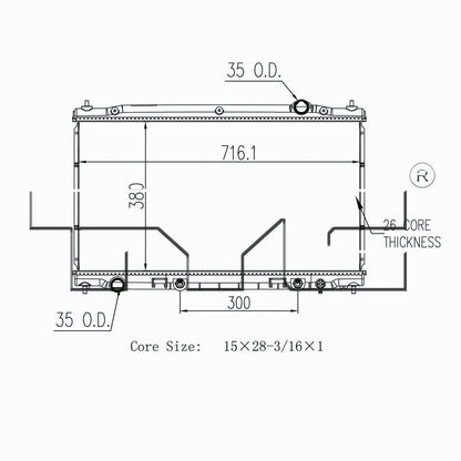 TYC Radiator 13403