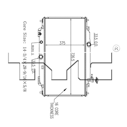TYC TYC Radiator 13404