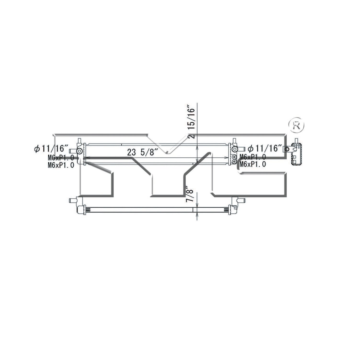 TYC Drive Motor Inverter Cooler 13427