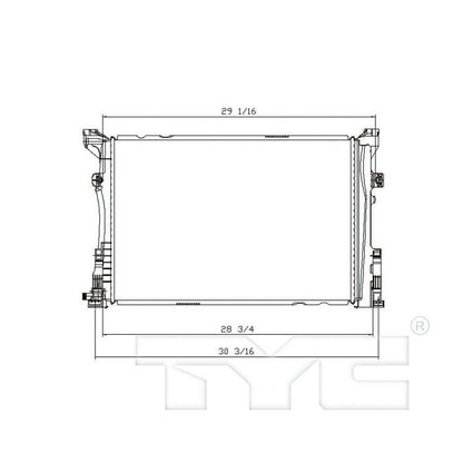 TYC Radiator 13432