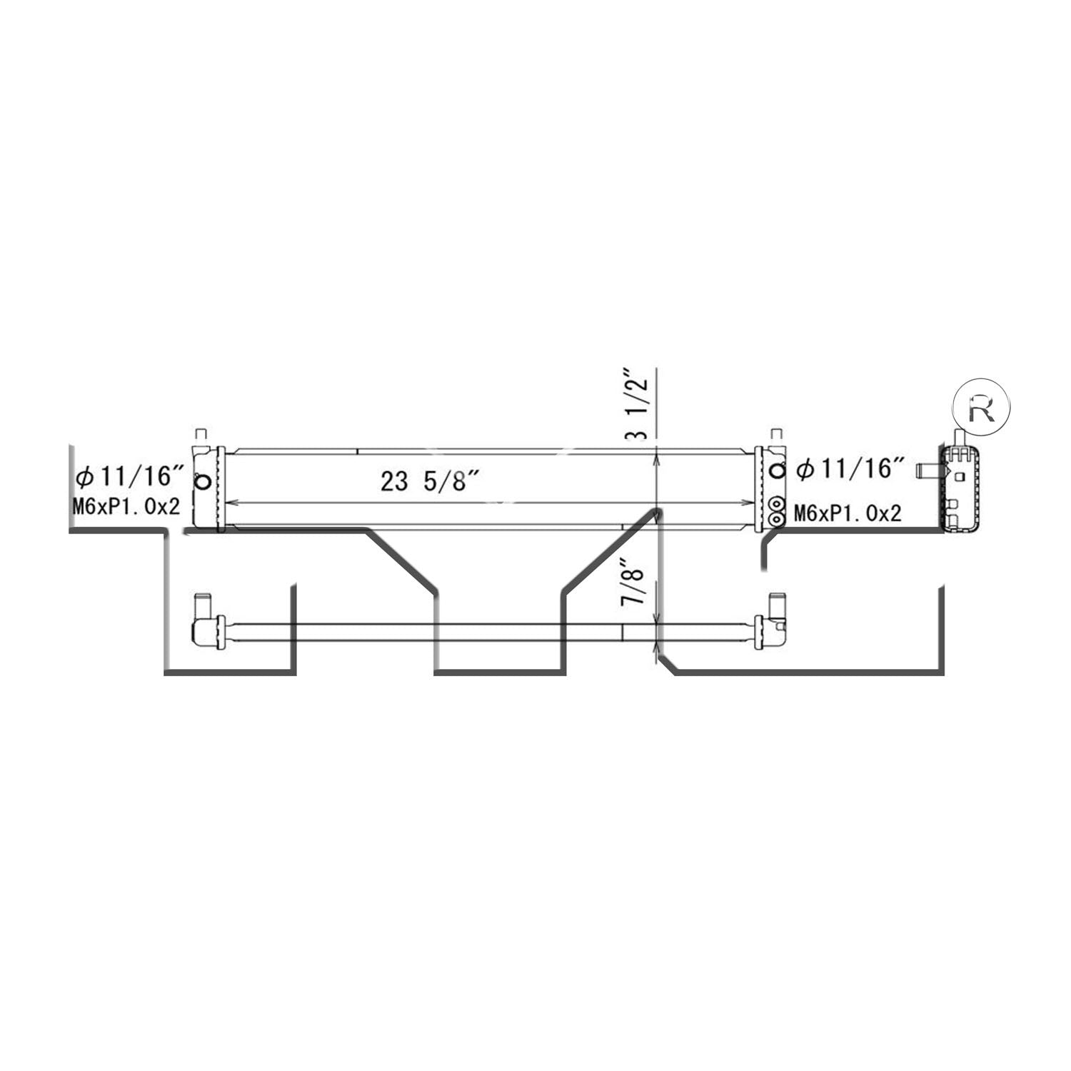 TYC Drive Motor Inverter Cooler 13436