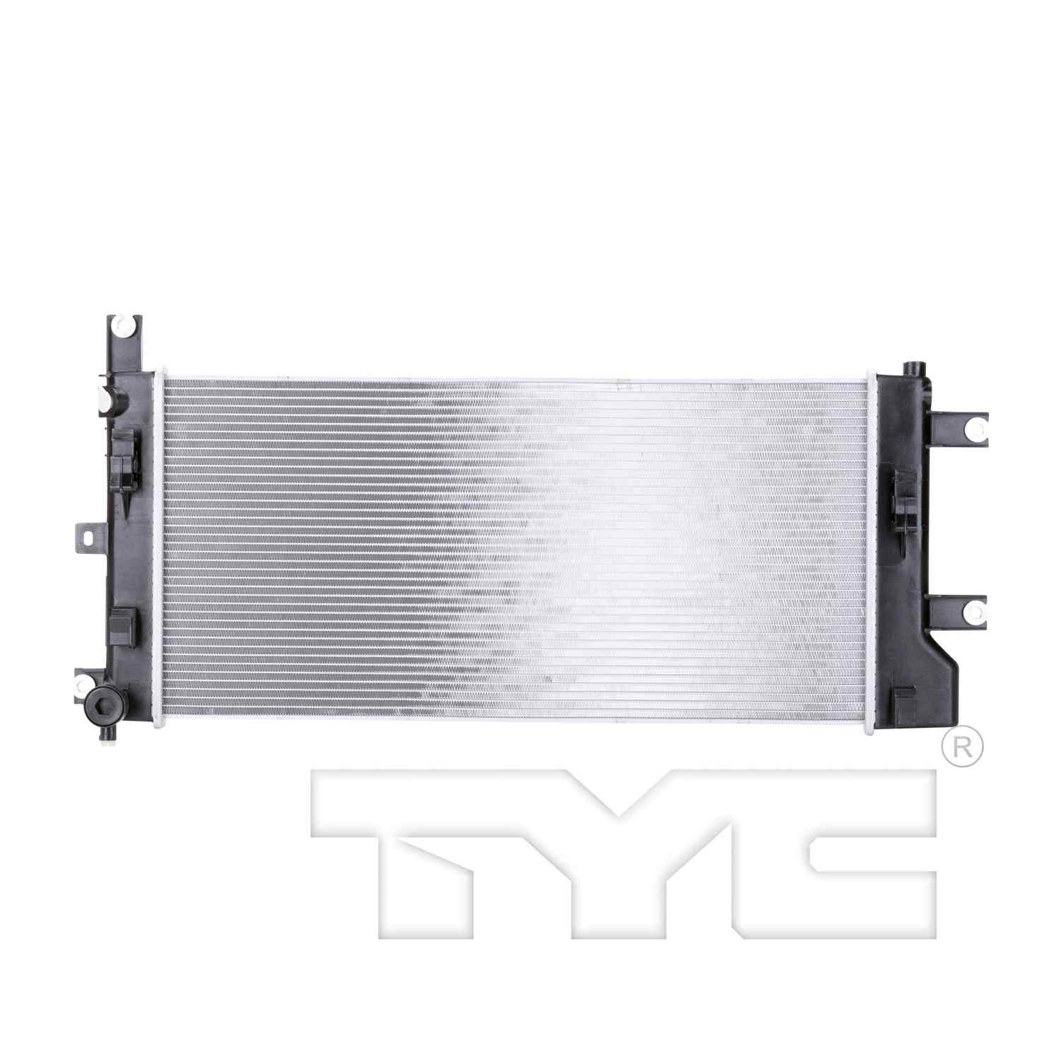 TYC Radiator  top view frsport 13442