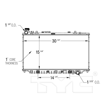 TYC Radiator 13473