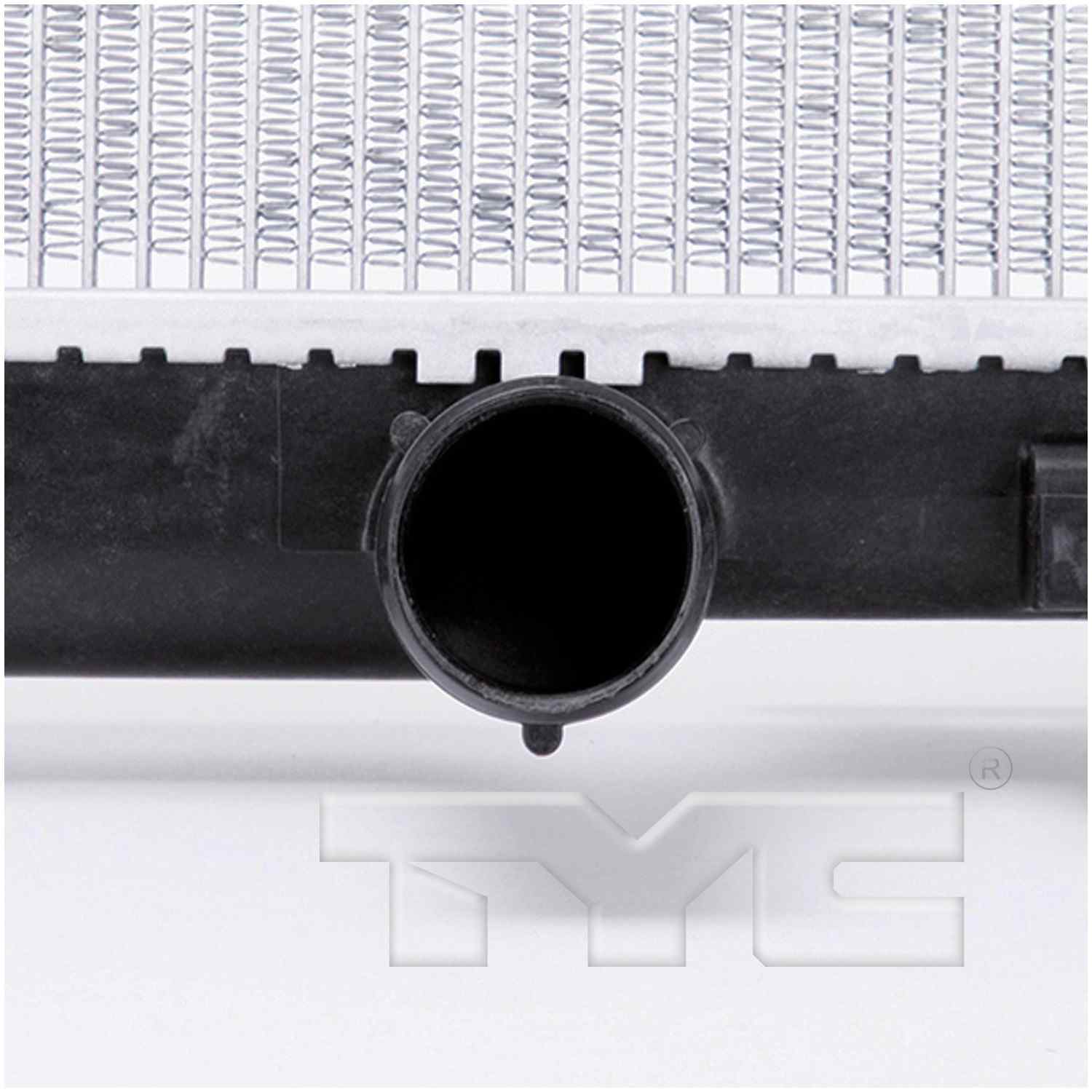 TYC Radiator  top view frsport 13477