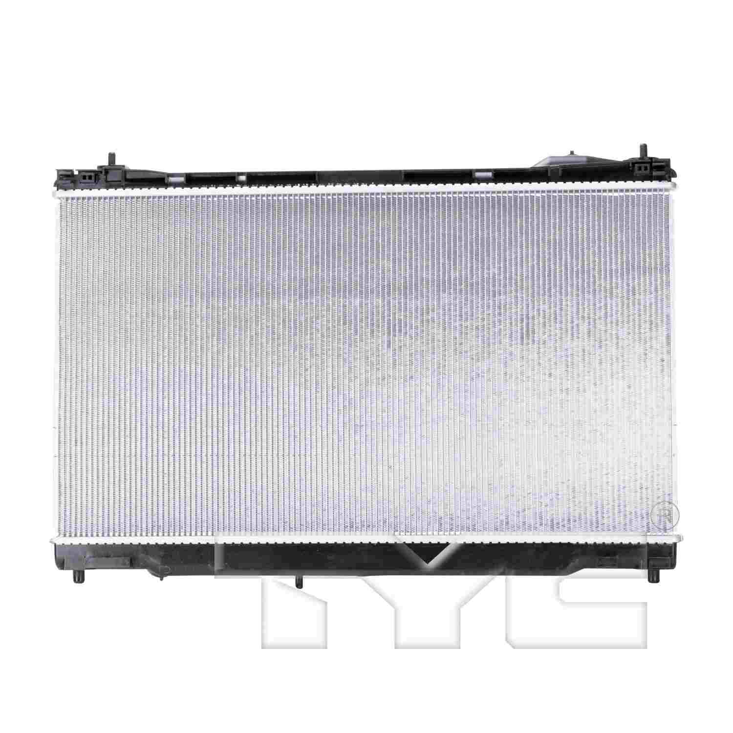 TYC Radiator  top view frsport 13477