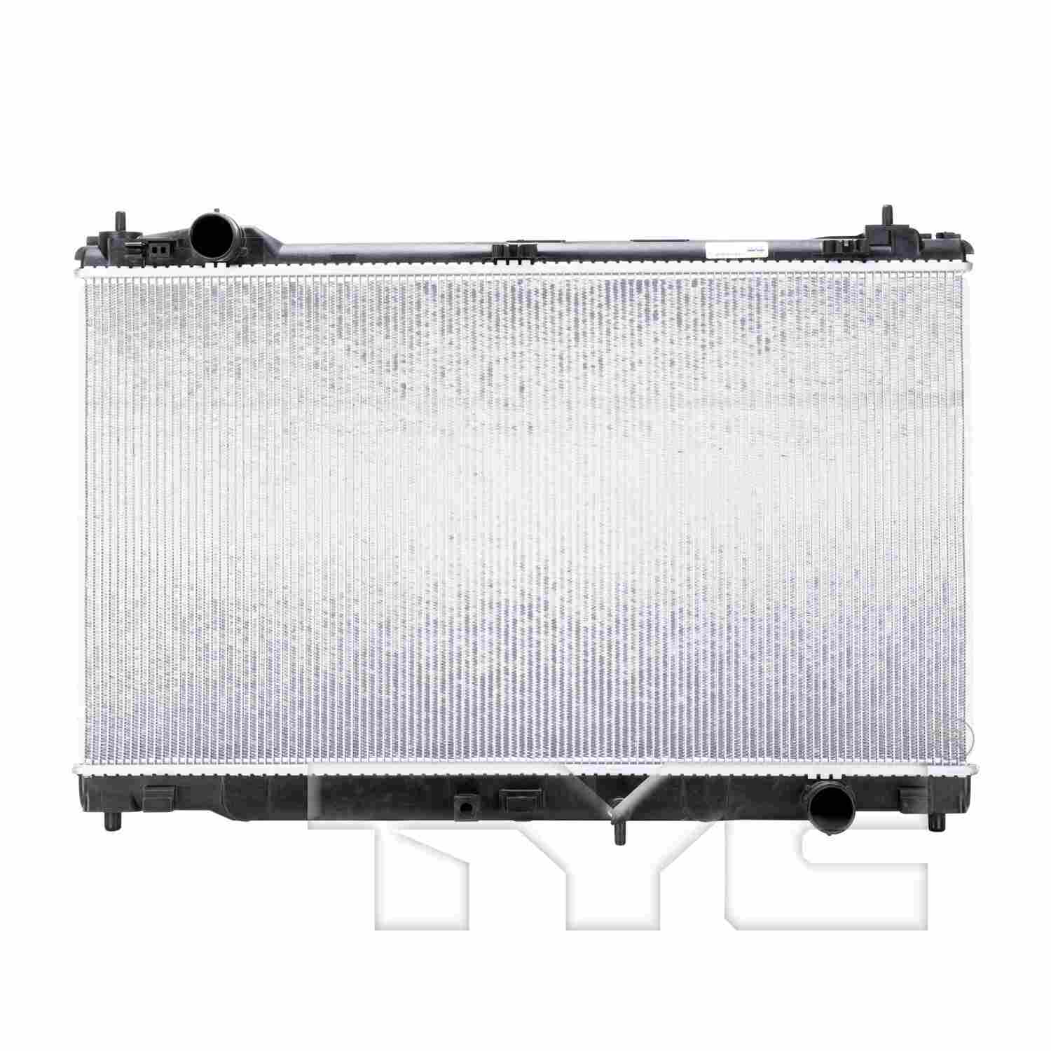 TYC Radiator  top view frsport 13477