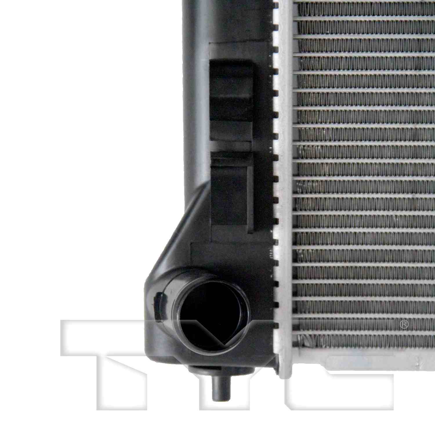 TYC Radiator  top view frsport 13480