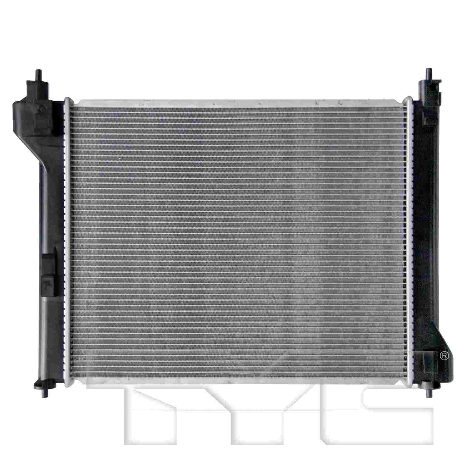 TYC Radiator  top view frsport 13480