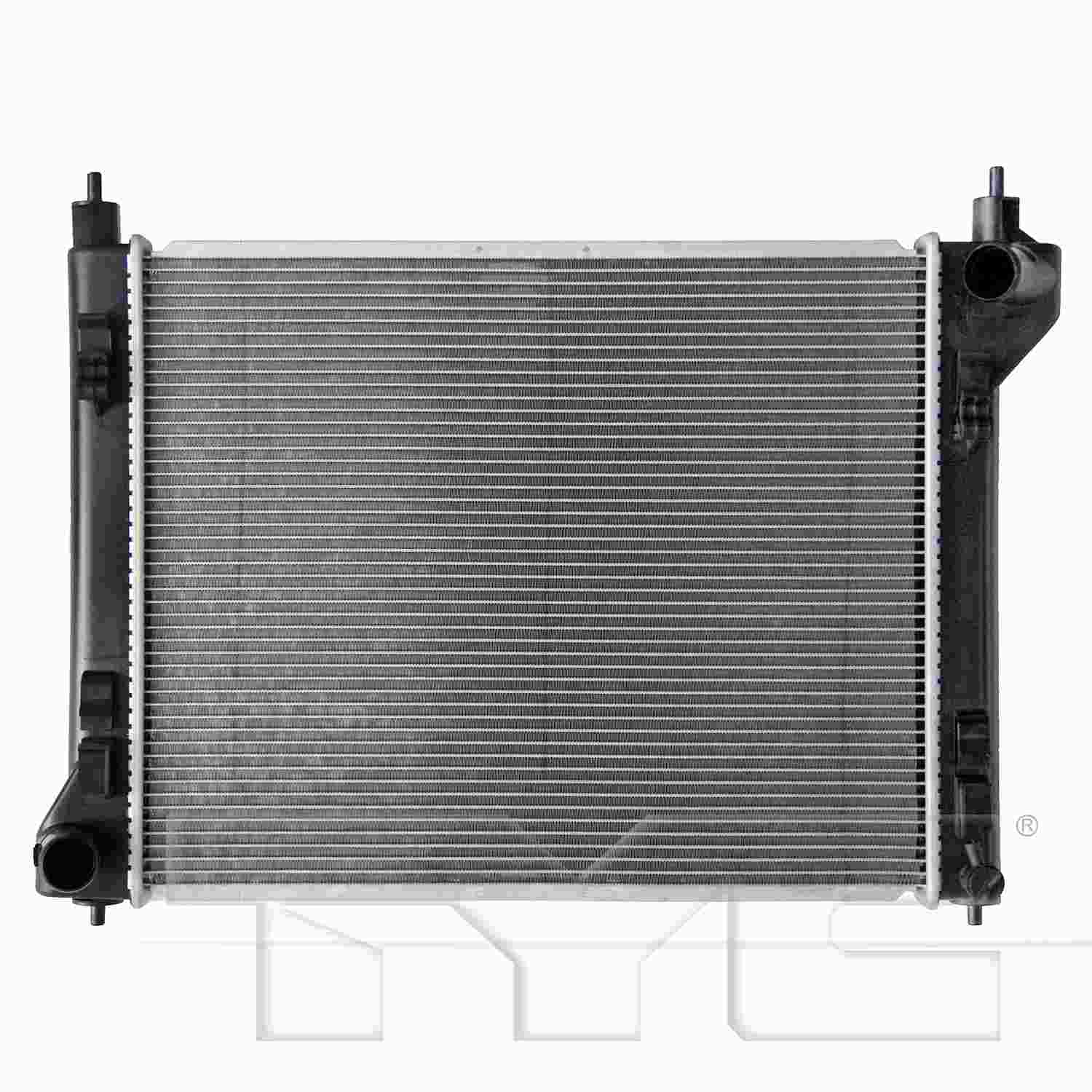 TYC Radiator  top view frsport 13480